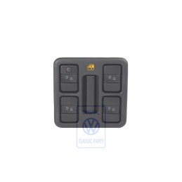 Genuine VW Switch For Electric Window Regulator Satin Black - 357959855E 01C
