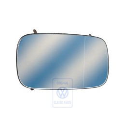 Genuine VW Mirror Glass (Aspherical- Wide Angle) With Plate - 358857522A