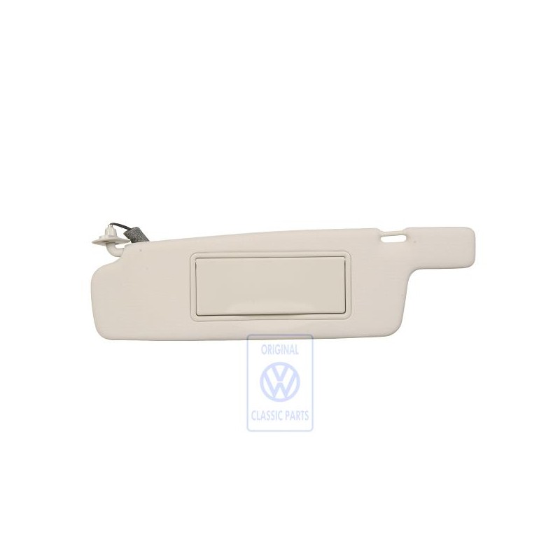 Genuine VW Sun Visor With Illuminated Mirror And Cover Sahara - 3A0857551D T17