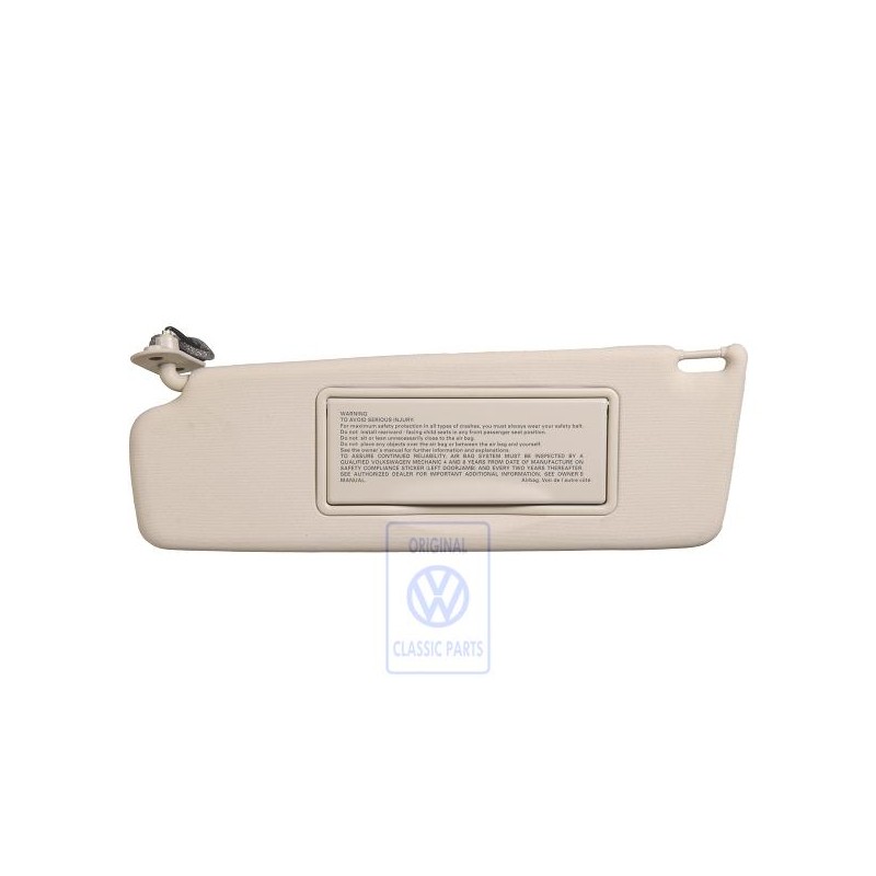 Genuine VW Sun Visor With Illuminated Mirror And Cover Sahara - 3A0857551G T17