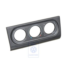 Genuine VW Trim For Fresh Air And Heater Controls Satin Black - 3A1819075 01C