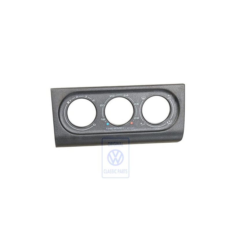 Genuine VW Trim For Fresh Air And Heater Controls Satin Black - 3A1819075A 01C