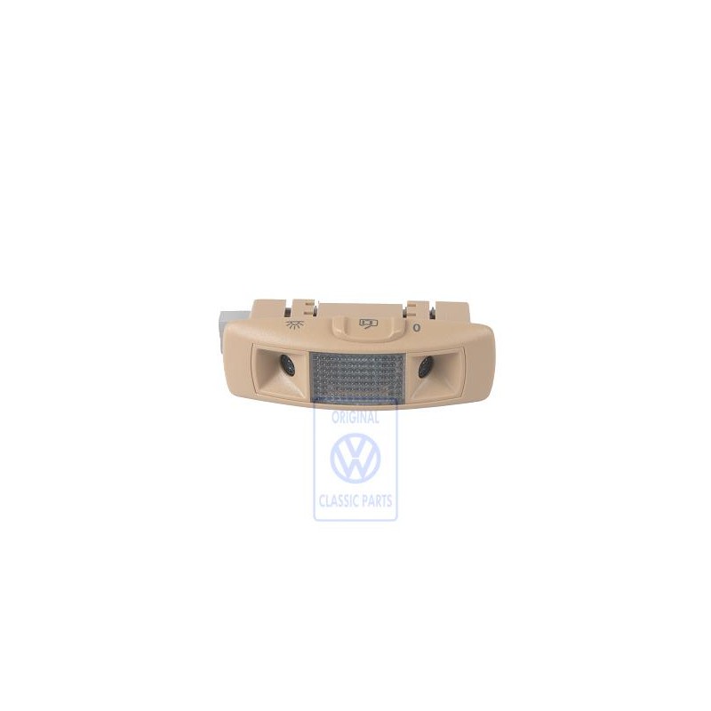 Genuine VW Reading Light With Ultrasonic Sensor Pure Beige - 3B0951171D 7G8