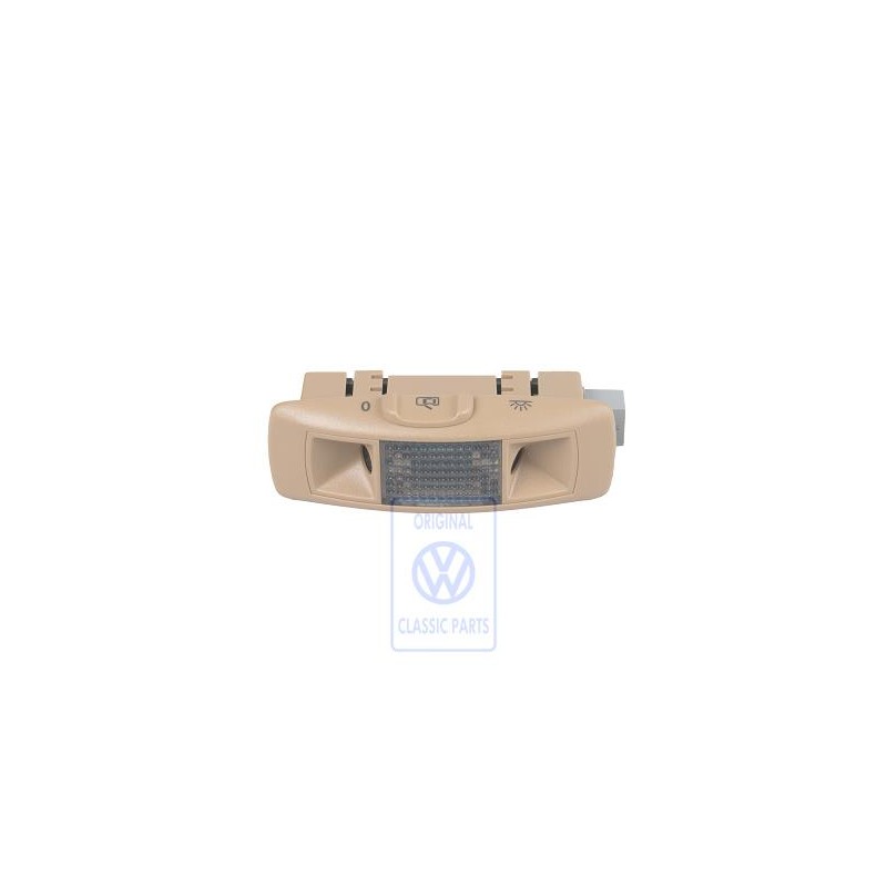 Genuine VW Reading Light With Ultrasonic Sensor Pure Beige - 3B0951172H 7G8