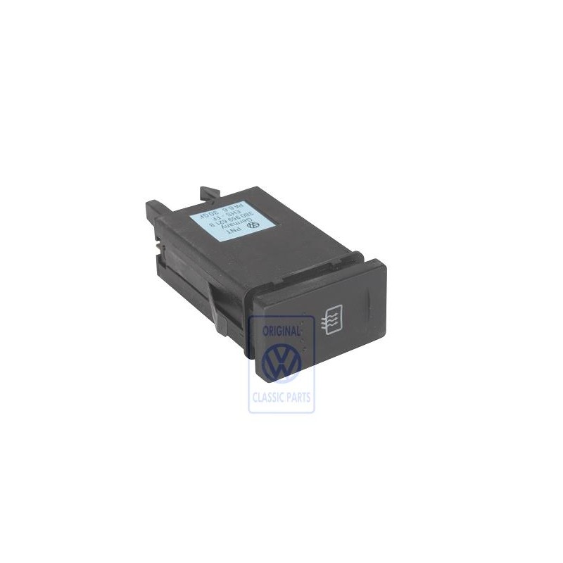 Genuine VW Switch For Heated Rear Window Satin Black - 3B0959621B 01C