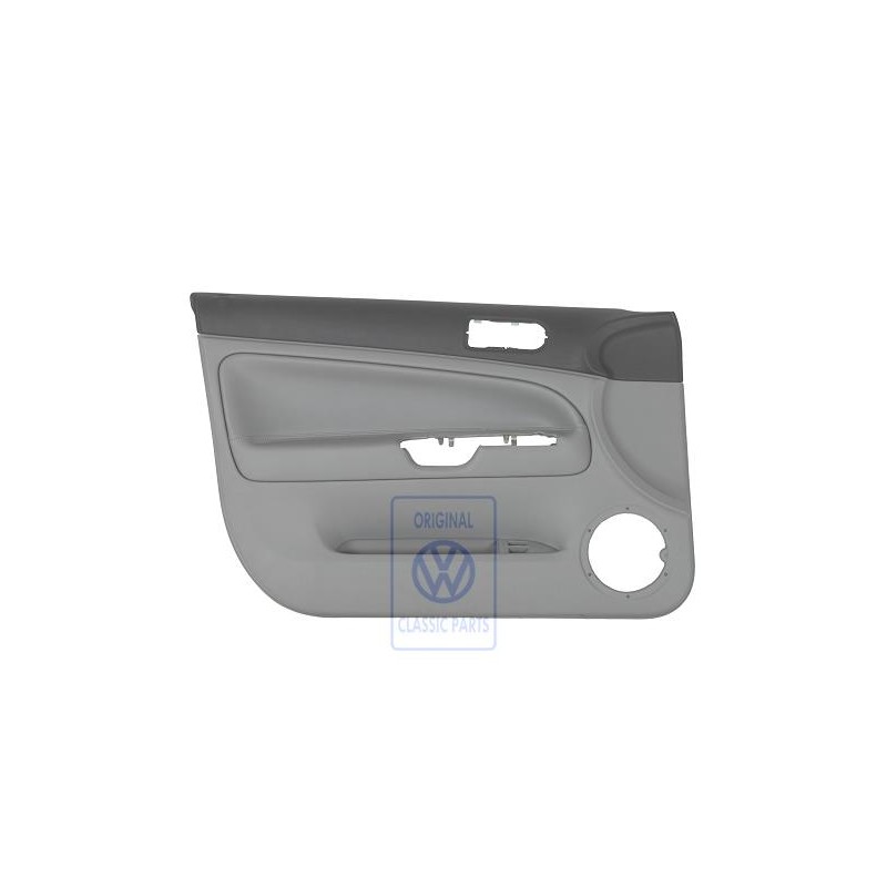 Genuine VW Door Trim (Leather/Leatherette) Dark Platinum Grey - 3B1867011DFLGR