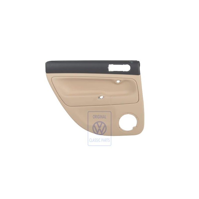 Genuine VW Door Trim Leather/Leatherette Platinum Beige - 3B5867211BMLGV