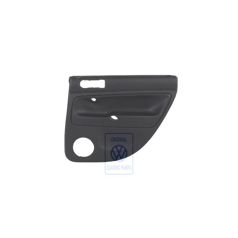 Genuine VW Door Trim (Leather/Leatherette) Black/Black - 3B5867212BMLLL