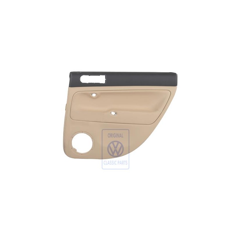 Genuine VW Door Trim Leather/Leatherette Platinum Beige - 3B9867212BMLGV