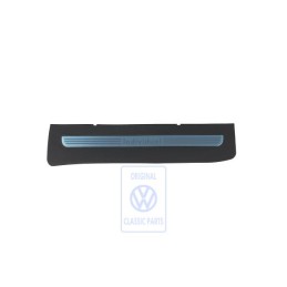 Genuine VW Impact Protection Film With Lettering Black/Chrome - 3C0853806B N88