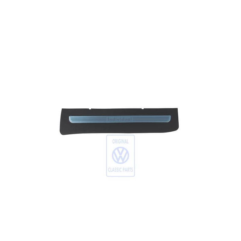 Genuine VW Impact Protection Film With Lettering Black/Chrome - 3C0853806B N88
