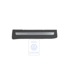 Genuine VW Impact Protection Film With Lettering Black/Chrome - 3C0853806D N88