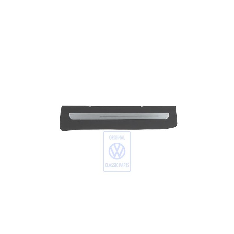 Genuine VW Impact Protection Film With Lettering Black/Chrome - 3C0853806D N88