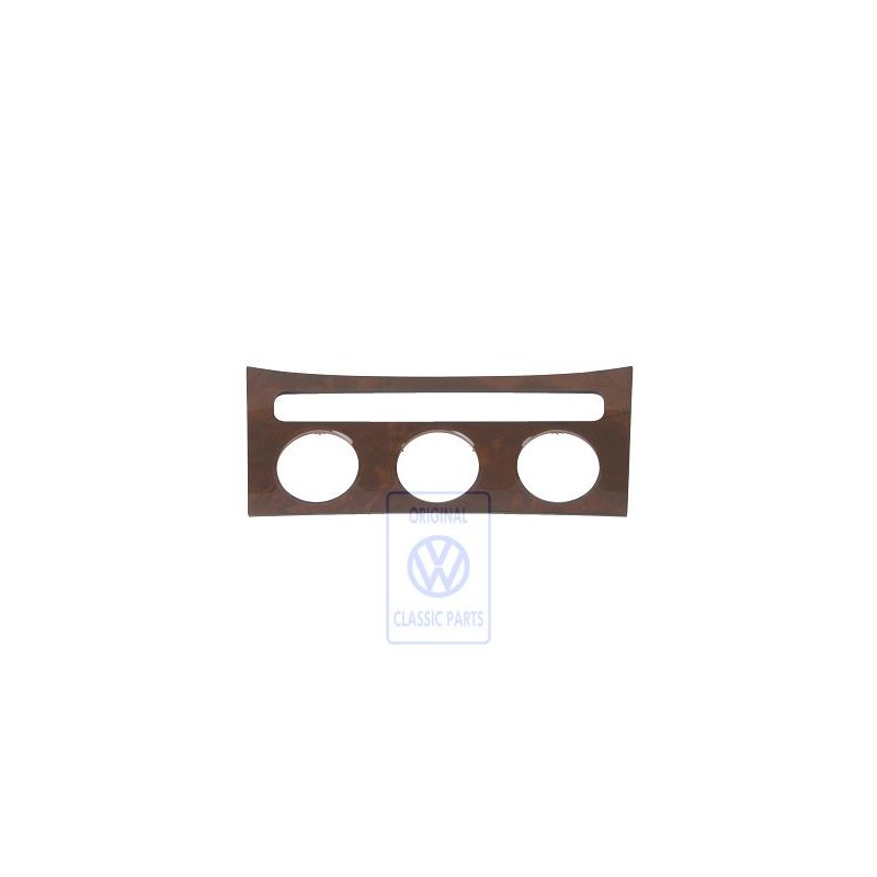 Genuine VW Trim For Fresh Air And Heater Controls Nut Brown - 3C0863100C 46X