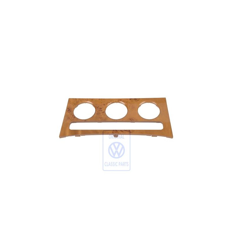 Genuine VW Trim For Fresh Air And Heater Controls Poplar Brown - 3C0863100C 55W