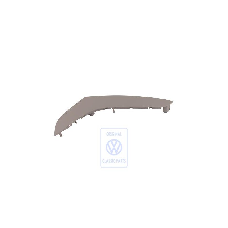 Genuine VW Handle Shell, Upper Part Latte Macchiato(Brown) - 3C4867372A 23T