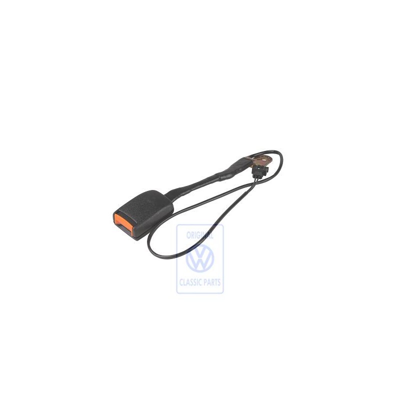 Genuine VW Belt Latch With Warning Contact Satin Black - 535857755F 01C