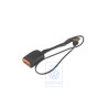 Genuine VW Belt Latch With Warning Contact Satin Black - 535857755F 01C