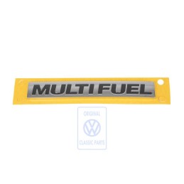 Genuine VW Inscription Polish. Chrome/Matt Silk Black - 5G0853675N AFG