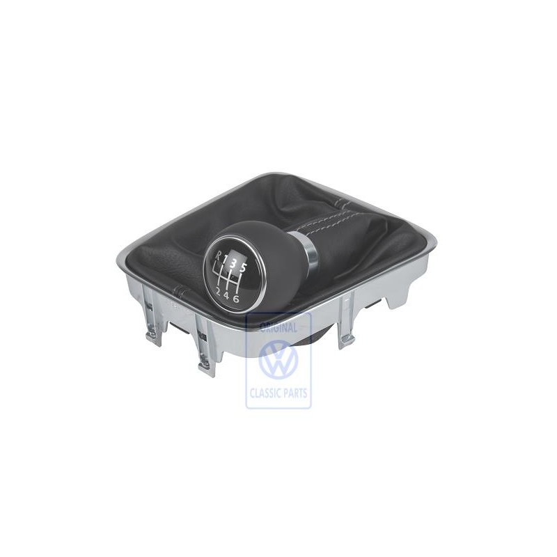 Genuine VW Gearstick Knob With Boot For Gearstick Lever - 5M0711113AAIPL