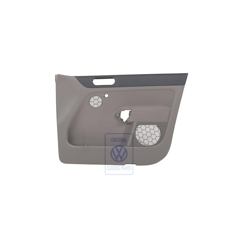 Genuine VW Door Panel Trim Cloth Titanium Black Macchiato - 5M1867012AKVBM