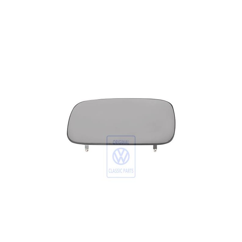 Genuine VW Mirror Glass (Convex) With Carrier Plate - 6K9857521F