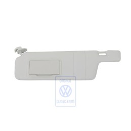 Genuine VW Sun Visor With Mirror And Cover Pearl Grey - 6KE857551A 2F4