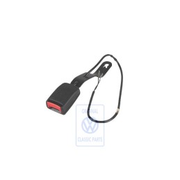 Genuine VW Belt Latch With Warning Contact Satin Black - 6N0857755A 01C