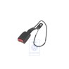 Genuine VW Belt Latch With Warning Contact Satin Black - 6N0857755A 01C
