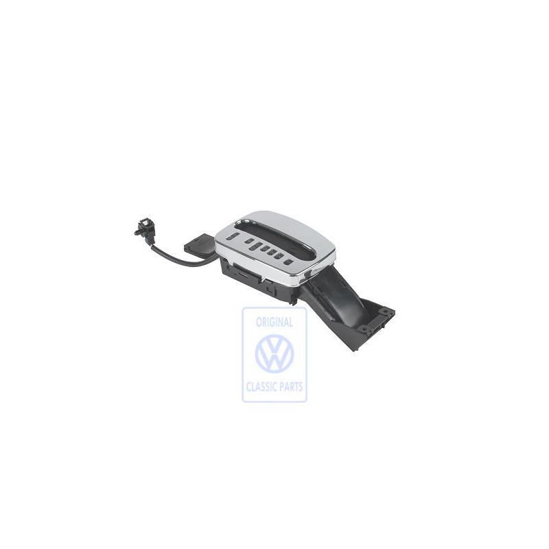 Genuine VW Trim For Shift Mechanism With Cover Strip Chrome - 6N1713204B 2ZZ