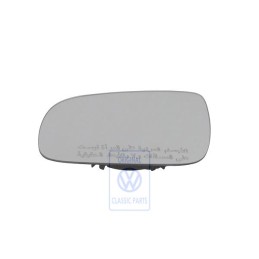 Genuine VW Mirror Glass (Convex) With Carrier Plate - 6N1857521K