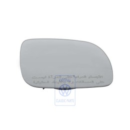 Genuine VW Mirror Glass Convex With Carrier Plate - 6N1857522D