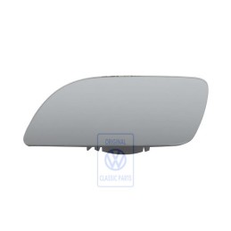 Genuine VW Mirror Glass (Convex) With Carrier Plate - 6Q0857521B