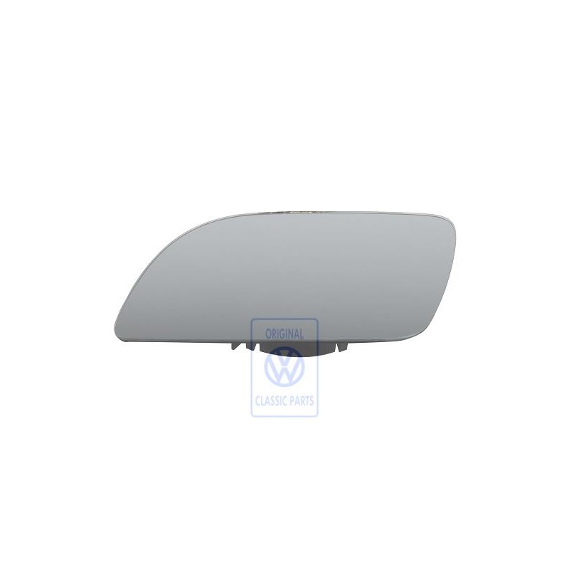 Genuine VW Mirror Glass (Convex) With Carrier Plate - 6Q0857521B