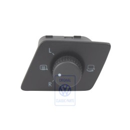 Genuine VW Switch For Electric Adjustable Exterior Mirrors - 6Q1959565G 20H