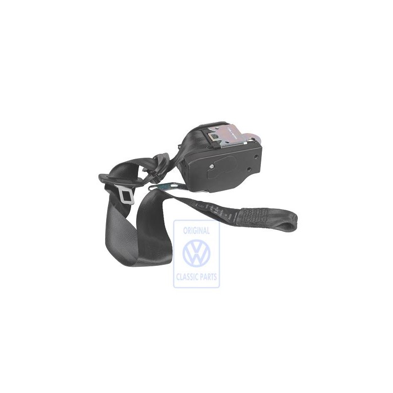 Genuine VW Three-Point Automatic Seat Belt With Belt Tensioner - 6Q3857705H RAA