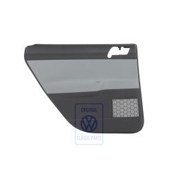 Genuine VW Door Trim Fabric/Leatherette Silver Grey/Anthracite - 6Q6867211GERJQ
