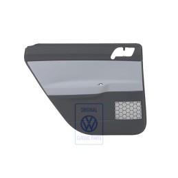 Genuine VW Door Trim Fabric/Leatherette Silver Grey/Anthracite - 6Q6867211GGSSS