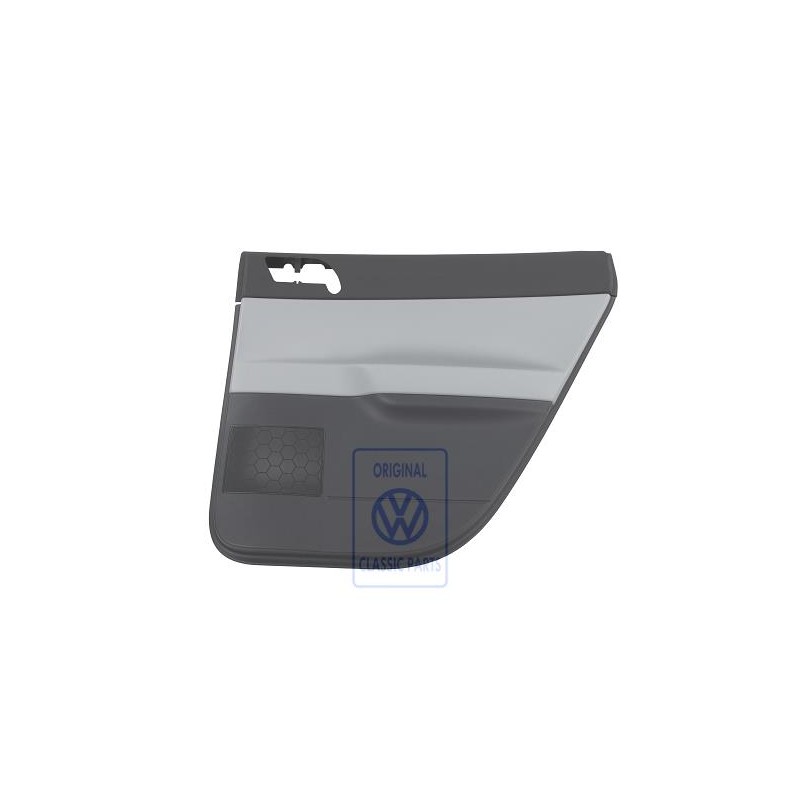Genuine VW Door Trim Fabric/Leatherette Silver Grey/Anthracite - 6Q6867212GGSSS