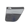 Genuine VW Door Trim Fabric/Leatherette Silver Grey/Anthracite - 6Q6867212GGSSS