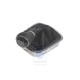 Genuine VW Gearstick Knob Leather With Gearstick Trim - 6R0711113ACSIX