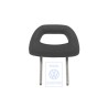 Genuine VW Head Restraint With Cover, Adjustable (Cloth) Black - 6X0881901 C29