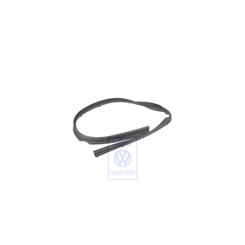 Genuine VW Trim For Shift Mechanism With Cover Strip Black - 6X1713204 20H