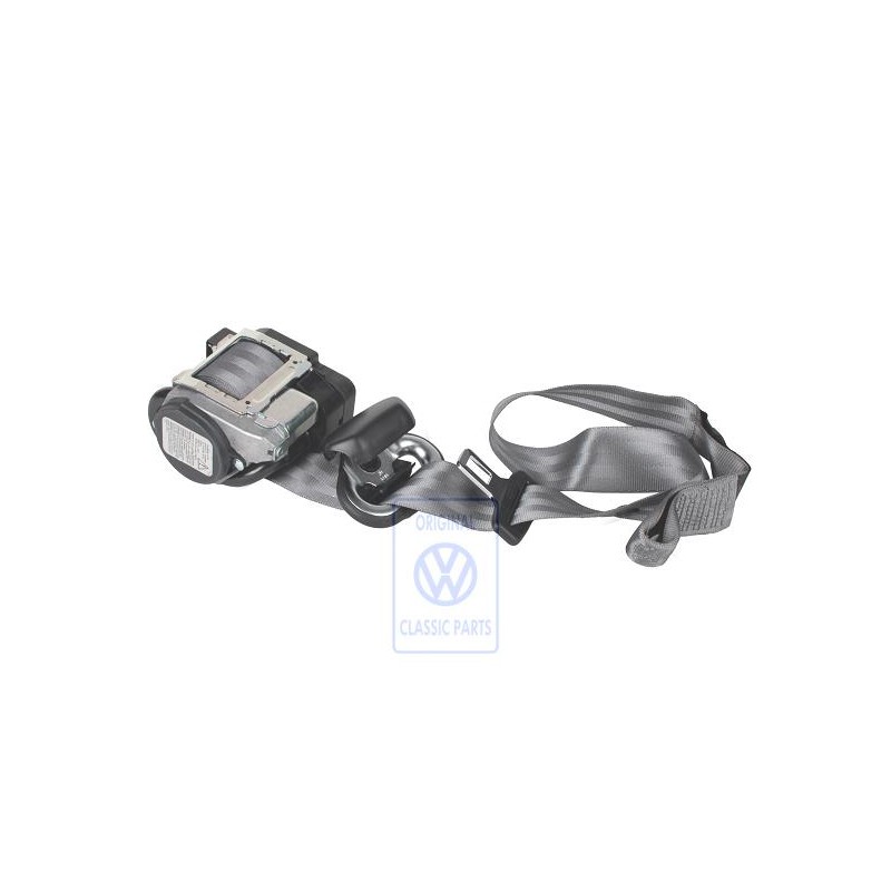 Genuine VW Three-Point Automatic Seat Belt With Belt Tensioner - 6X3857706C E66