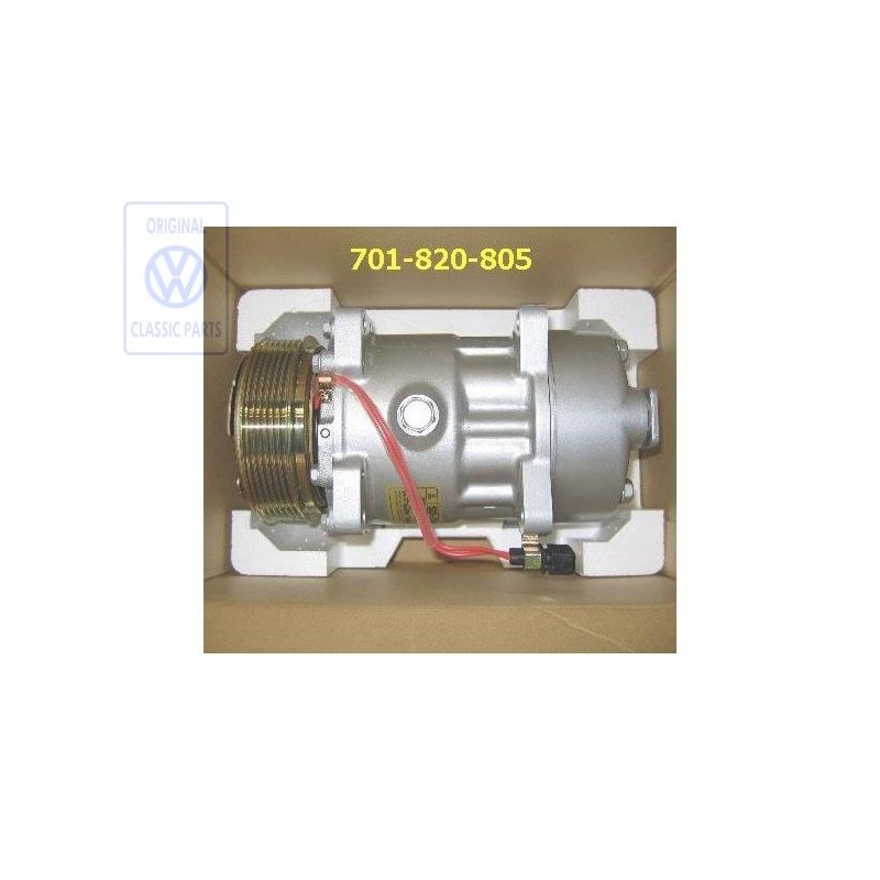 Genuine VW A/C Compressor With Electro-Magnetic Coupling - 701820805