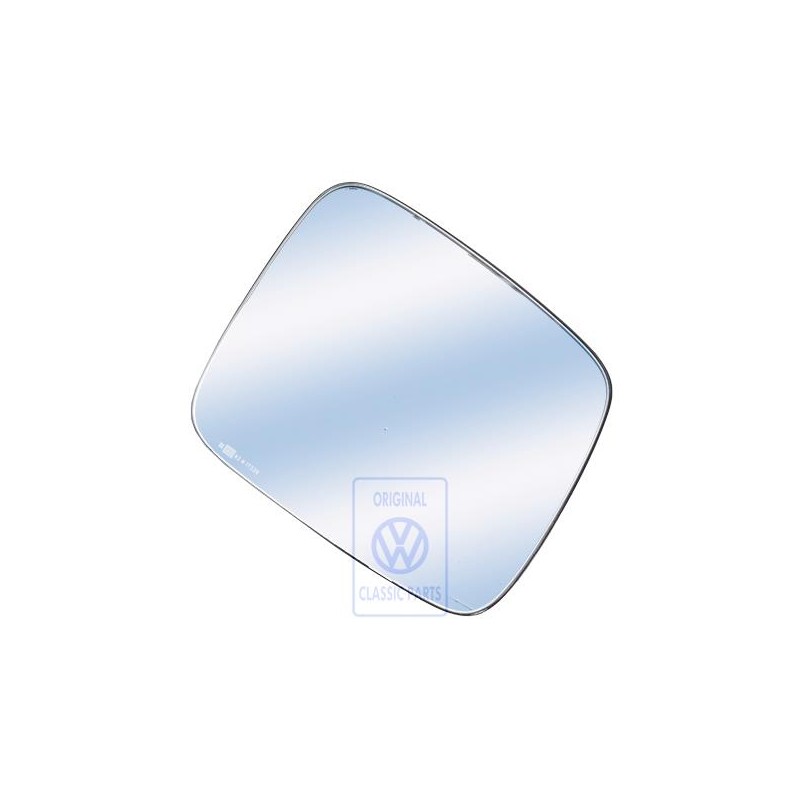 Genuine VW Mirror Glass (Convex) With Carrier Plate - 701857522H