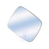 Genuine VW Mirror Glass (Convex) With Carrier Plate - 701857522H