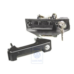 Genuine VW Set Of Locks For Sliding Door, Right And Flap, Rear - 701898081B