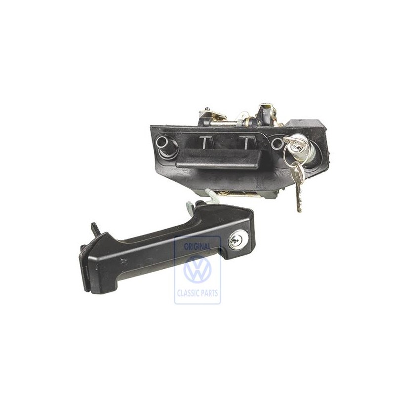 Genuine VW Set Of Locks For Sliding Door, Right And Flap, Rear - 701898081B