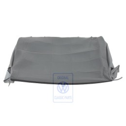 Genuine VW Backrest Cover (Cloth/Leatherette) Dark Grey - 703883455ATEEN